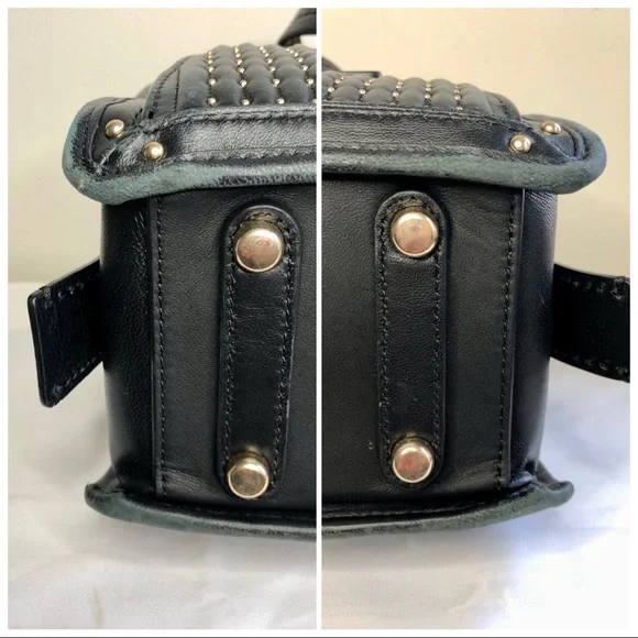 S⭕️LD‼️Coach Dreamer with Quilting and Rivets Black - Picture 8 of 12